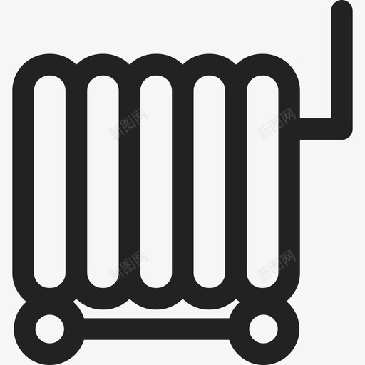加热器酒店116线性图标svg_新图网 https://ixintu.com 加热器 线性 酒店116