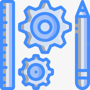 工具工业39蓝色图标图标