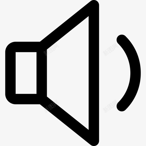 音量音乐29线性图标svg_新图网 https://ixintu.com 线性 音乐29 音量