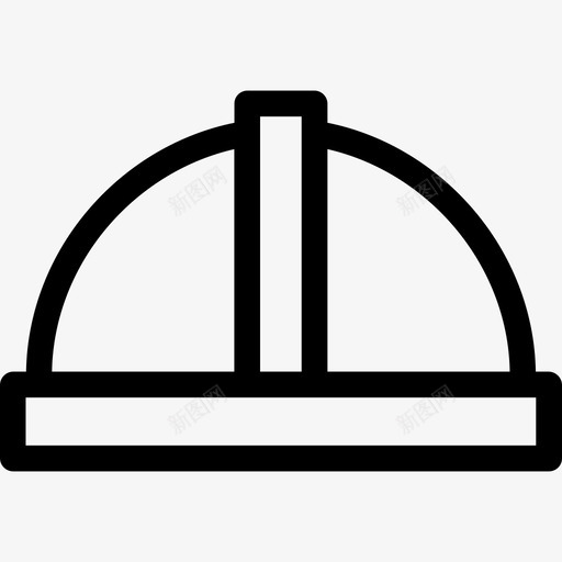 头盔结构和工具2线性图标svg_新图网 https://ixintu.com 头盔 线性 结构和工具2