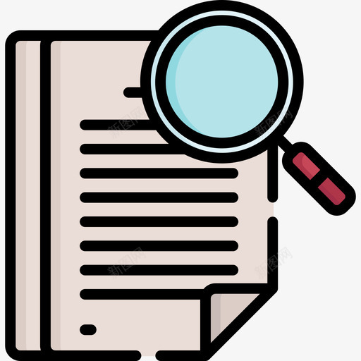 纸文学11线颜色图标svg_新图网 https://ixintu.com 文学11 纸 线颜色