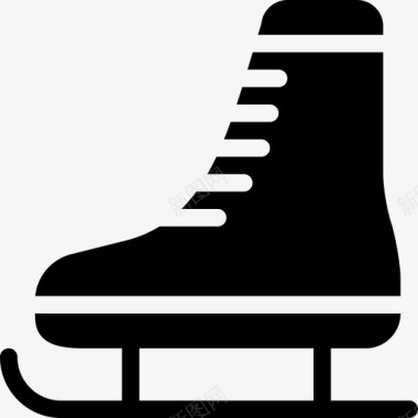 溜冰鞋冬季18填充图标图标