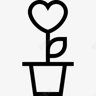 植物爱情浪漫5直系图标图标