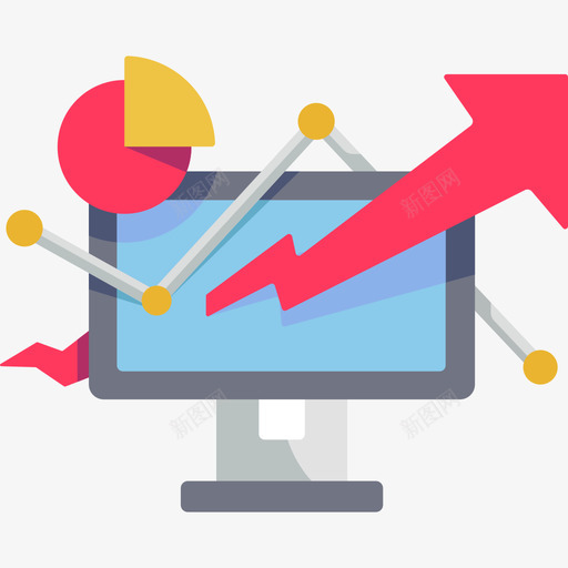 分析开发45扁平图标svg_新图网 https://ixintu.com 分析 开发45 扁平