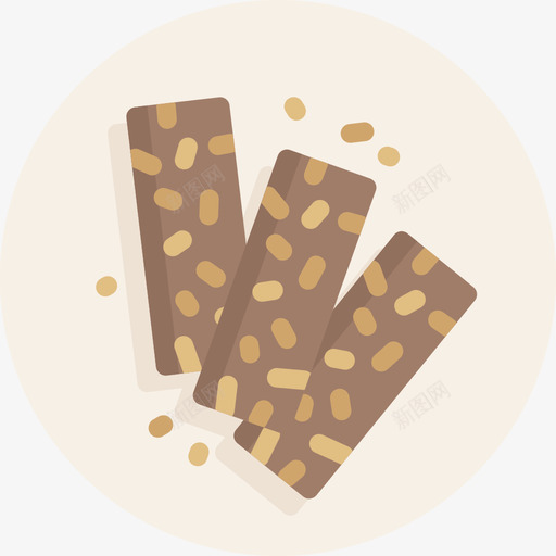 巧克力棒纯素食品3个平的图标svg_新图网 https://ixintu.com 巧克力棒 平的 纯素食品3个