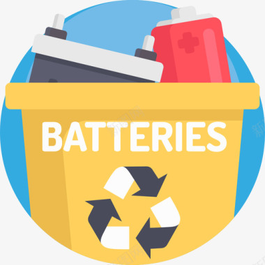 电池回收无电图标图标