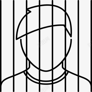 囚犯法律5直系亲属图标图标