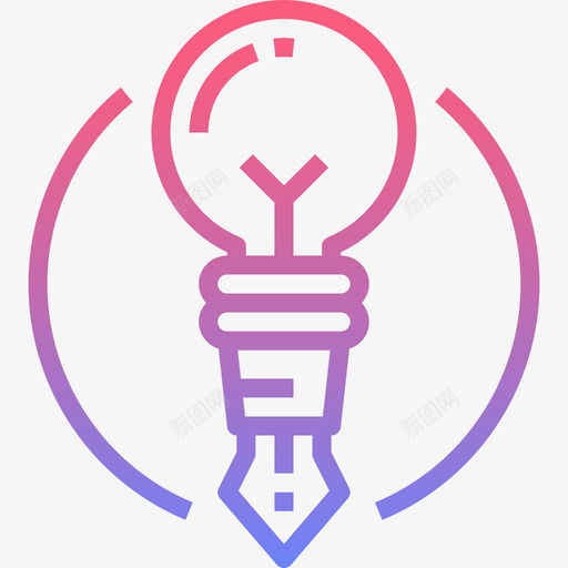 创意数字营销52线性梯度图标svg_新图网 https://ixintu.com 创意 数字营销52 线性梯度