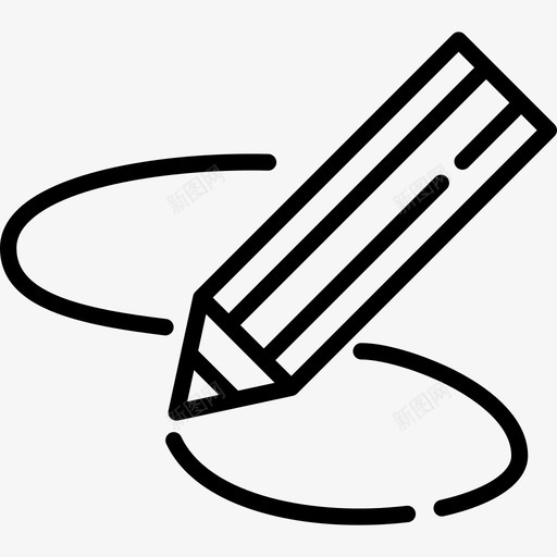 铅笔编辑3直线图标svg_新图网 https://ixintu.com 直线 编辑3 铅笔