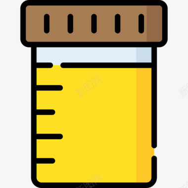 尿液药物8线颜色图标图标