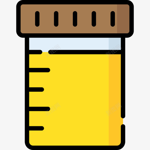 尿液药物8线颜色图标svg_新图网 https://ixintu.com 尿液 线颜色 药物8