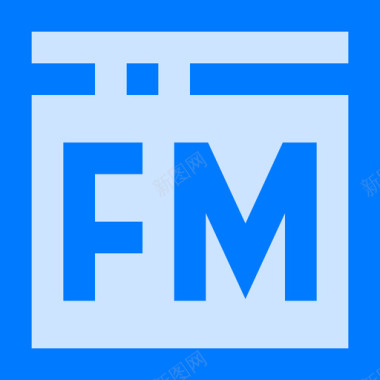 Fm收音机3蓝色图标图标