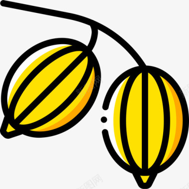 醋栗美食3黄色图标图标