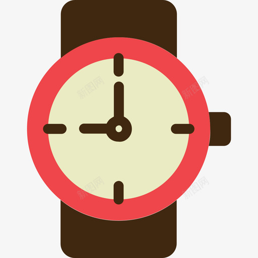 手表时间20平的图标svg_新图网 https://ixintu.com 平的 手表 时间20