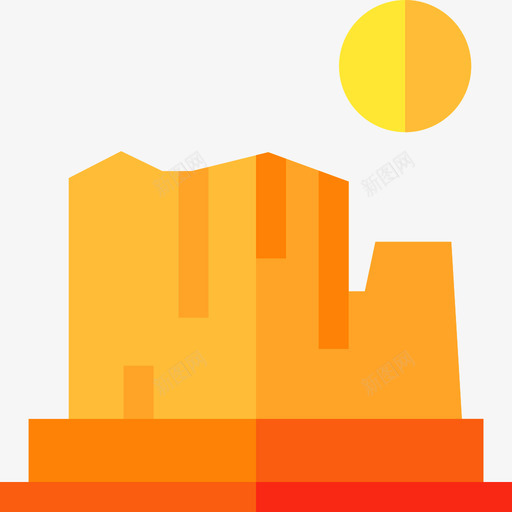 大峡谷20个地标平坦图标svg_新图网 https://ixintu.com 20个地标 大峡谷 平坦