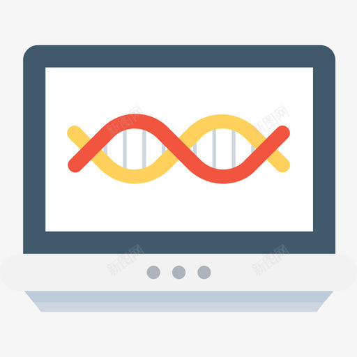 Dna医学62扁平图标svg_新图网 https://ixintu.com Dna 医学62 扁平