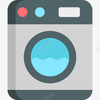 洗衣机居家生活7平房图标图标