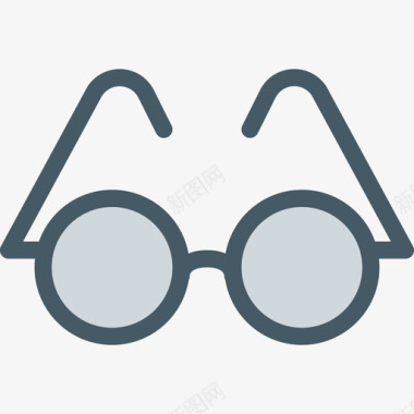 眼镜衣服和附件3平的图标图标