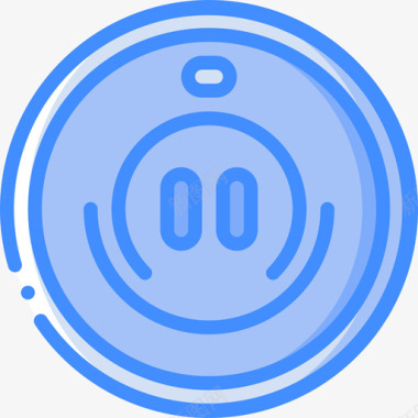 Roomba设备25蓝色图标图标