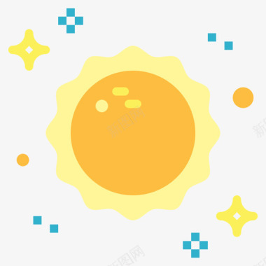 太阳太空73平的图标图标