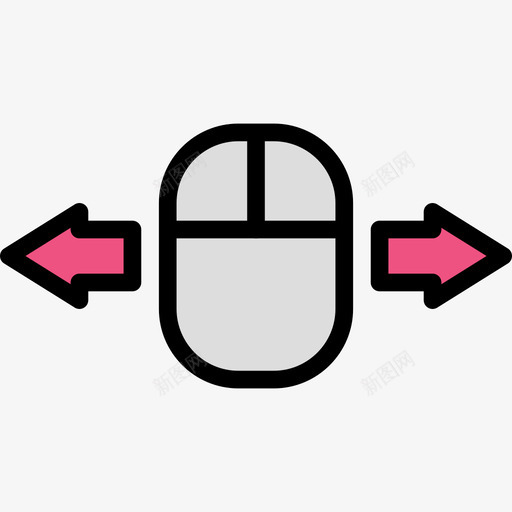 鼠标箭头47线颜色图标svg_新图网 https://ixintu.com 箭头47 线颜色 鼠标