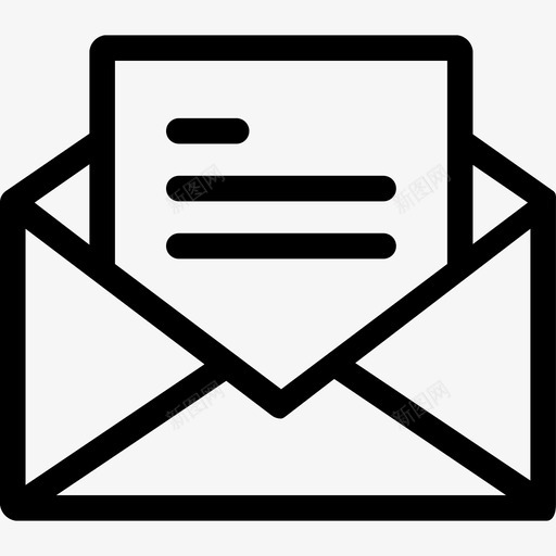 电子邮件广告8线性图标svg_新图网 https://ixintu.com 广告8 电子邮件 线性