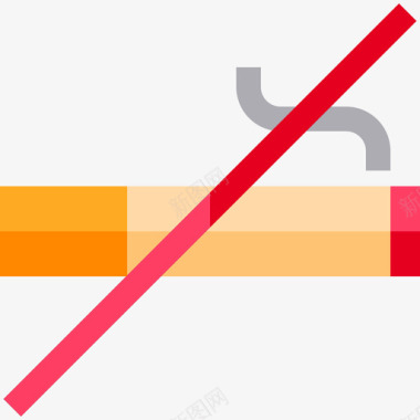禁止吸烟商场8号公寓图标图标