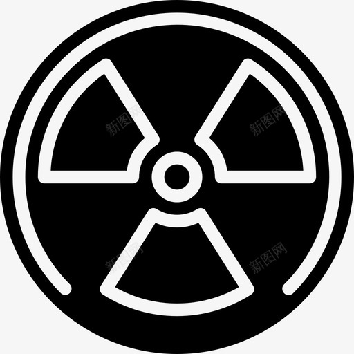 辐射物理7填充图标svg_新图网 https://ixintu.com 填充 物理7 辐射