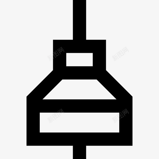 灯客厅2线性图标svg_新图网 https://ixintu.com 客厅2 灯 线性