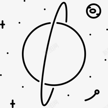 天王星空间43直线图标图标