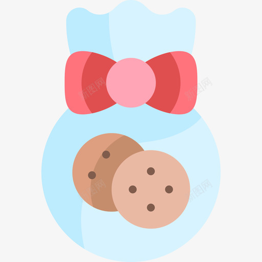 饼干礼物13平的图标svg_新图网 https://ixintu.com 平的 礼物13 饼干
