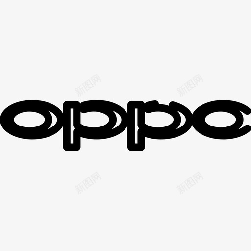Oppo技术标识3线性图标svg_新图网 https://ixintu.com Oppo oppologo 技术标识3 线性