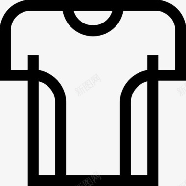 T恤健身器材25直线型图标图标