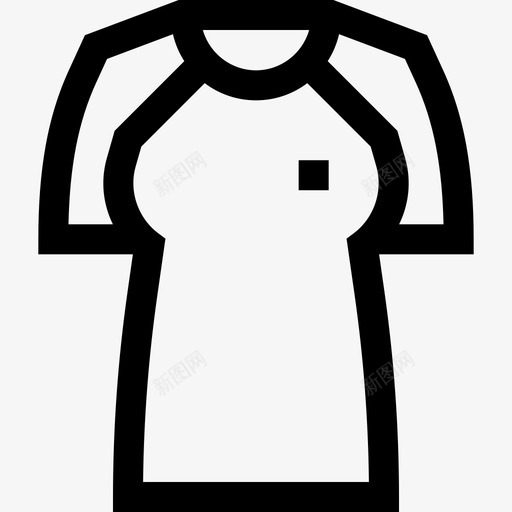 衬衫健身70直线型图标svg_新图网 https://ixintu.com 健身70 直线型 衬衫