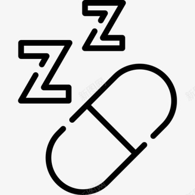 睡眠药房12直系图标图标