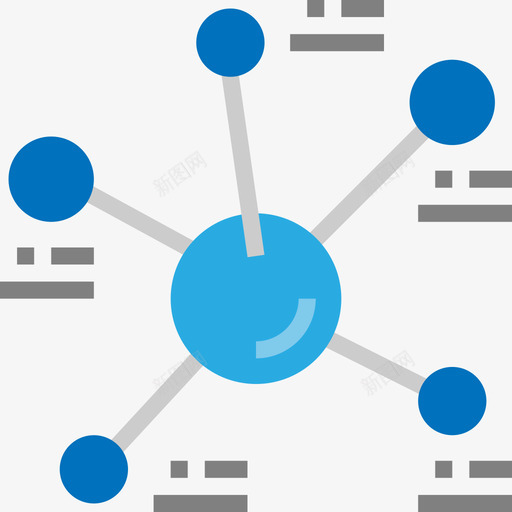 分子科学48扁平图标svg_新图网 https://ixintu.com 分子 扁平 科学48