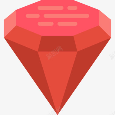 钻石游戏元素5平坦图标图标