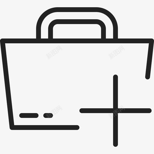 购物袋购物89线性图标svg_新图网 https://ixintu.com 线性 购物89 购物袋