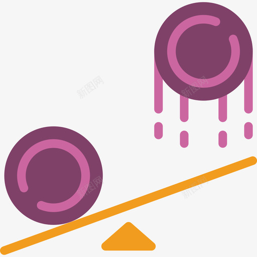 跷跷板物理6平面图标svg_新图网 https://ixintu.com 平面 物理6 跷跷板