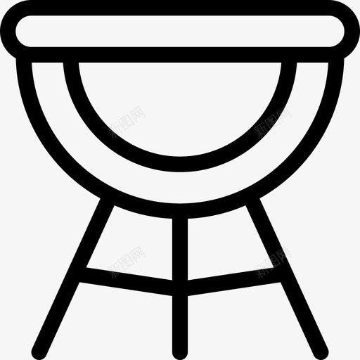 格栅格栅条2线性图标svg_新图网 https://ixintu.com 格栅 格栅条2 线性