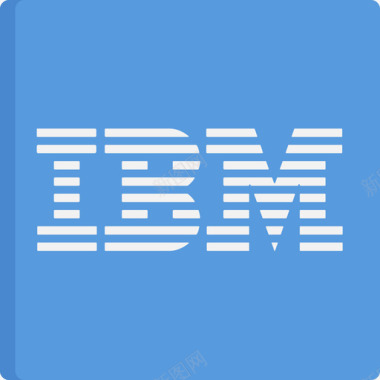 IBM技术徽标2扁平图标图标