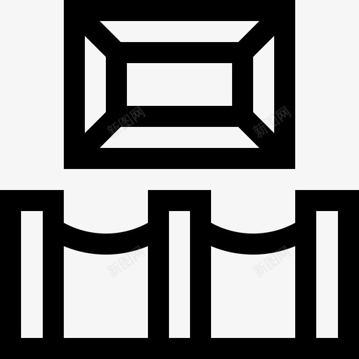 博物馆自由时间3线性图标svg_新图网 https://ixintu.com 博物馆 线性 自由时间3