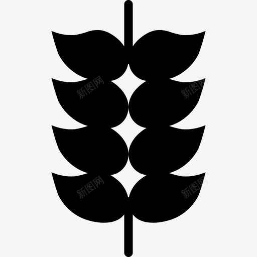 小麦自然52填充图标svg_新图网 https://ixintu.com 填充 小麦 自然52