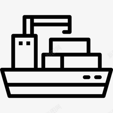 船舶物流配送8直达图标图标
