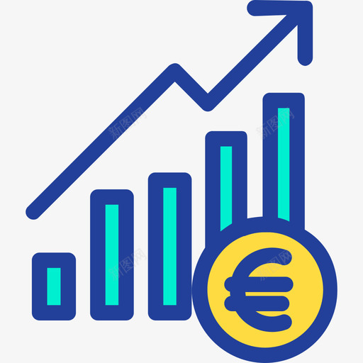 利润银行和金融15线性颜色图标svg_新图网 https://ixintu.com 利润 线性颜色 银行和金融15