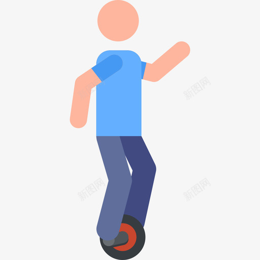 赛格威13号自动平衡电动滑板车彩色图标svg_新图网 https://ixintu.com 13号自动平衡电动滑板车 彩色 赛格威