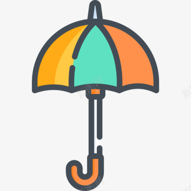 太阳伞夏装4双色图标图标