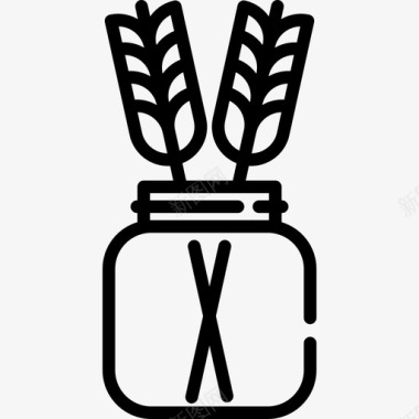 小麦感恩节17直系图标图标