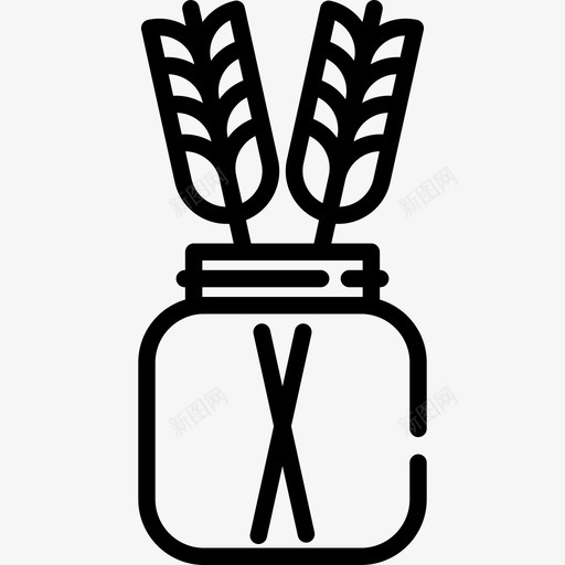小麦感恩节17直系图标svg_新图网 https://ixintu.com 小麦 感恩节17 直系