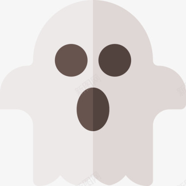 幽灵精神3扁平图标图标